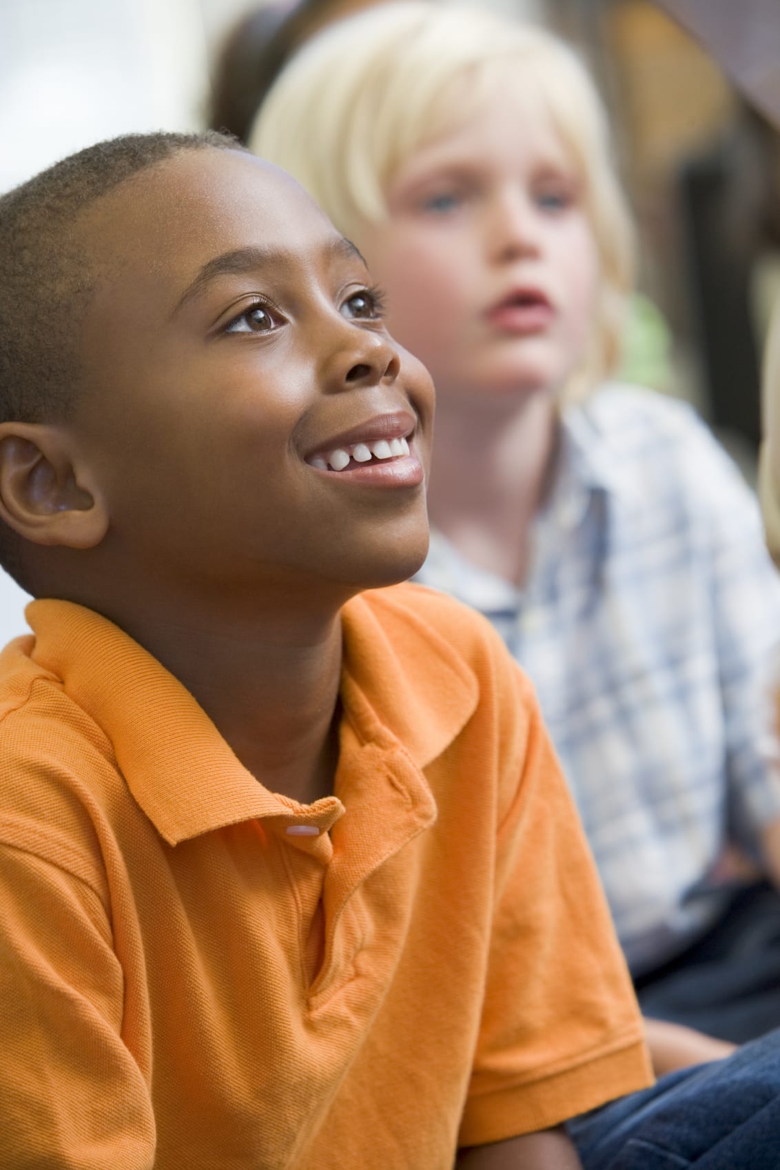 Boys in kindergarten class